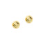 CC Sport Gold Tennis Ball Earrings